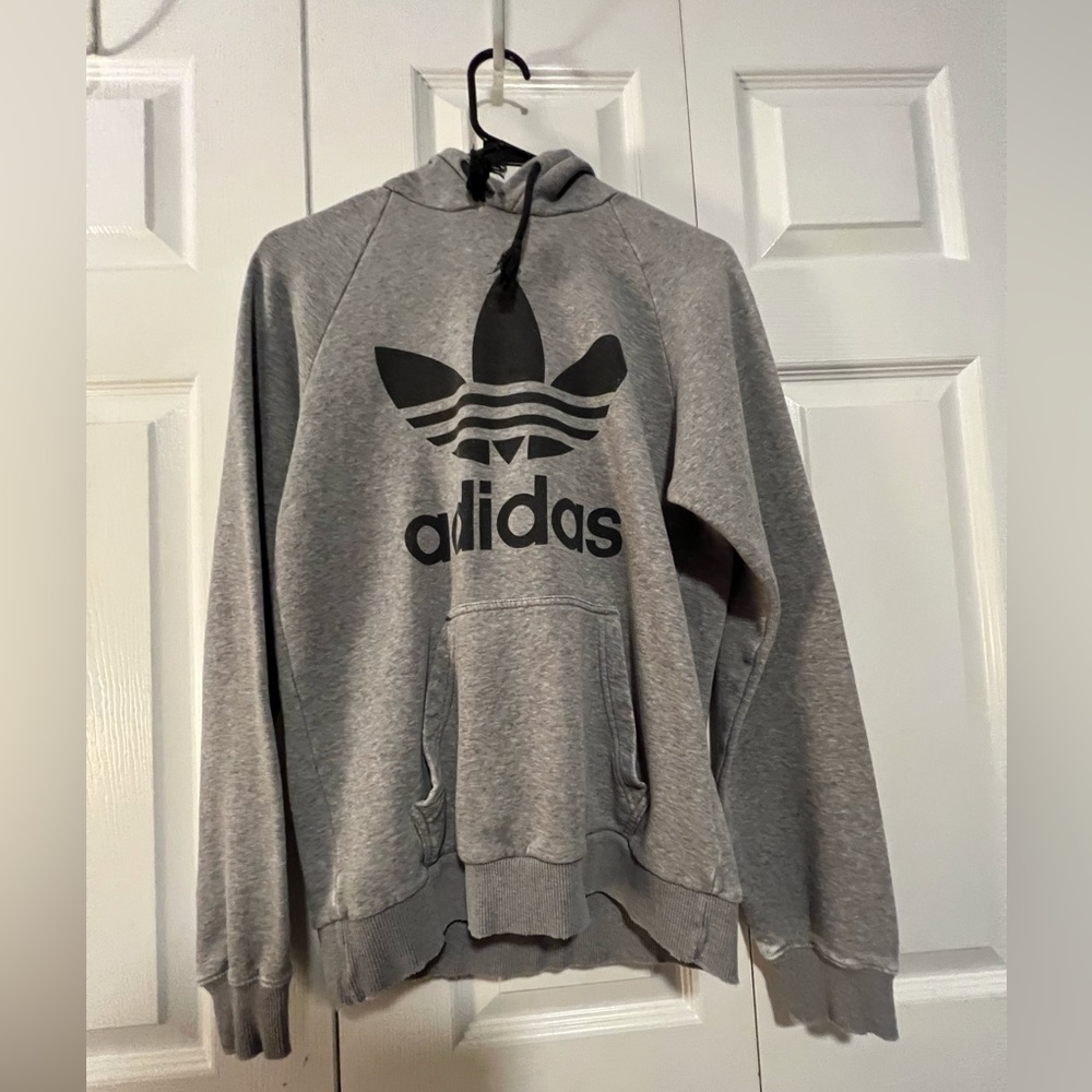 Grey Adidas men’s hoodie